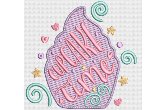 Cupcake Time Embroidery Design Review