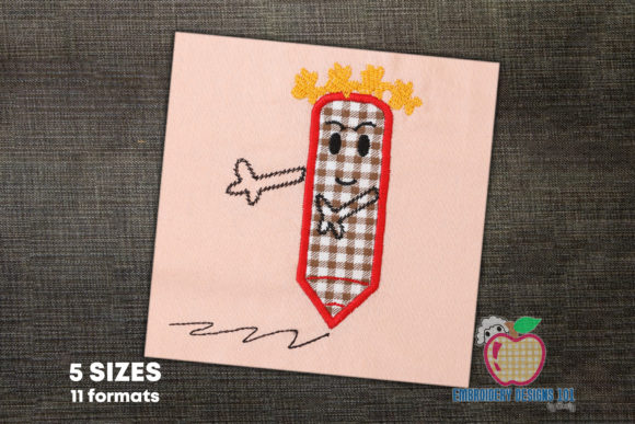 Cute Pencil Cartoon with Line Review