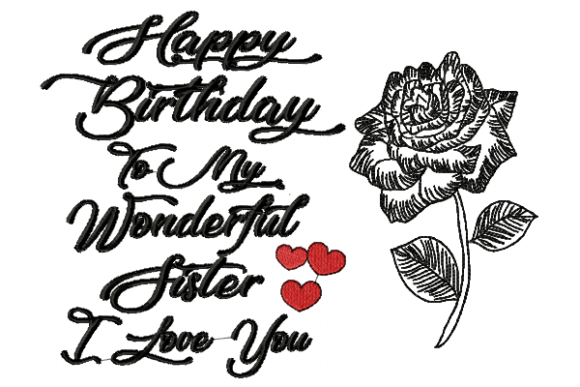 Happy Birthday Sister Rose