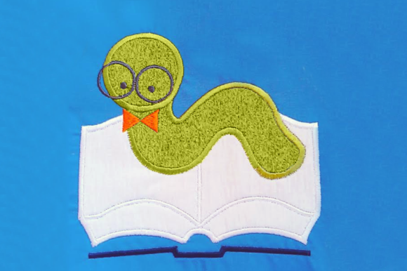 Nerdy Bookworm Applique Review