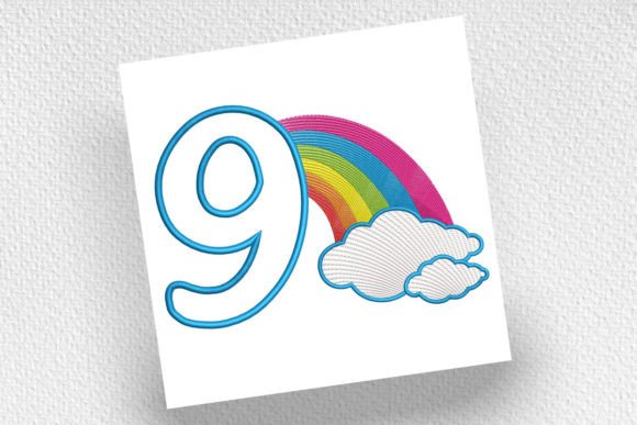 Rainbow Birthday Number Nine Review