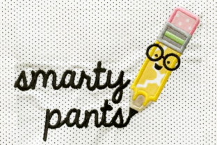 Smarty Pants Pencil Nerd Applique Review